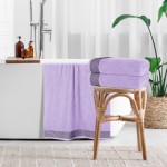 Belizzi Home Ultra Soft 4-Piece Oversize Bath Towel Set 27x54 Inches, 100% Cotton Bath Towels, Compact Quick-Dry Towel